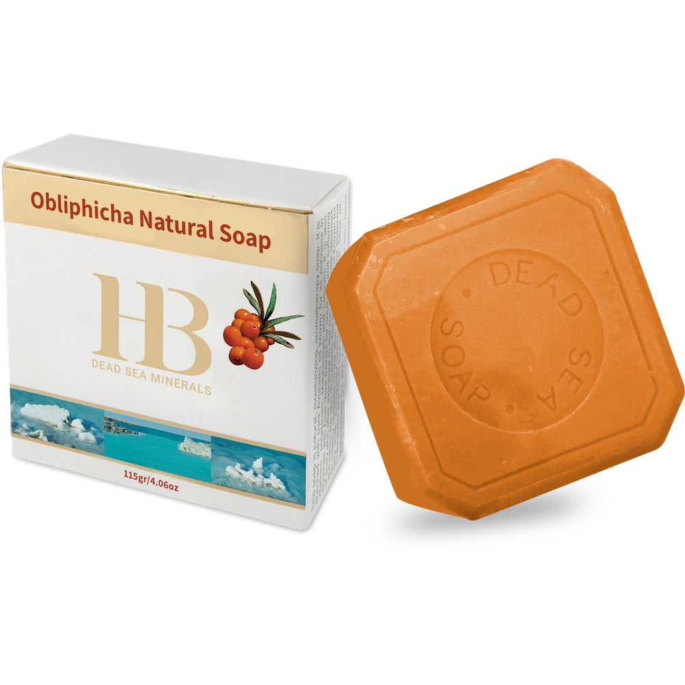 HB Naturseife mit Sanddorn & Totes Meer Mineralien – 115gr, 115 gr