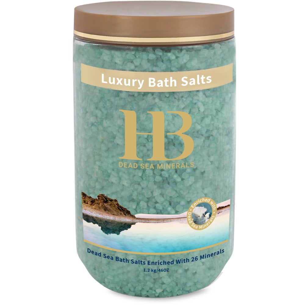 HB prabangios vonios druskos 1,2 kg – žalia