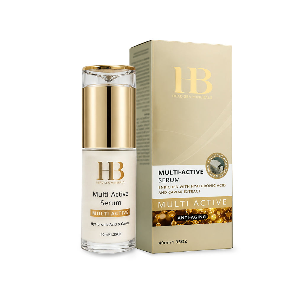 HB Multi-Active senėjimą stabdantis veido serumas su hialuronu, 40 ml